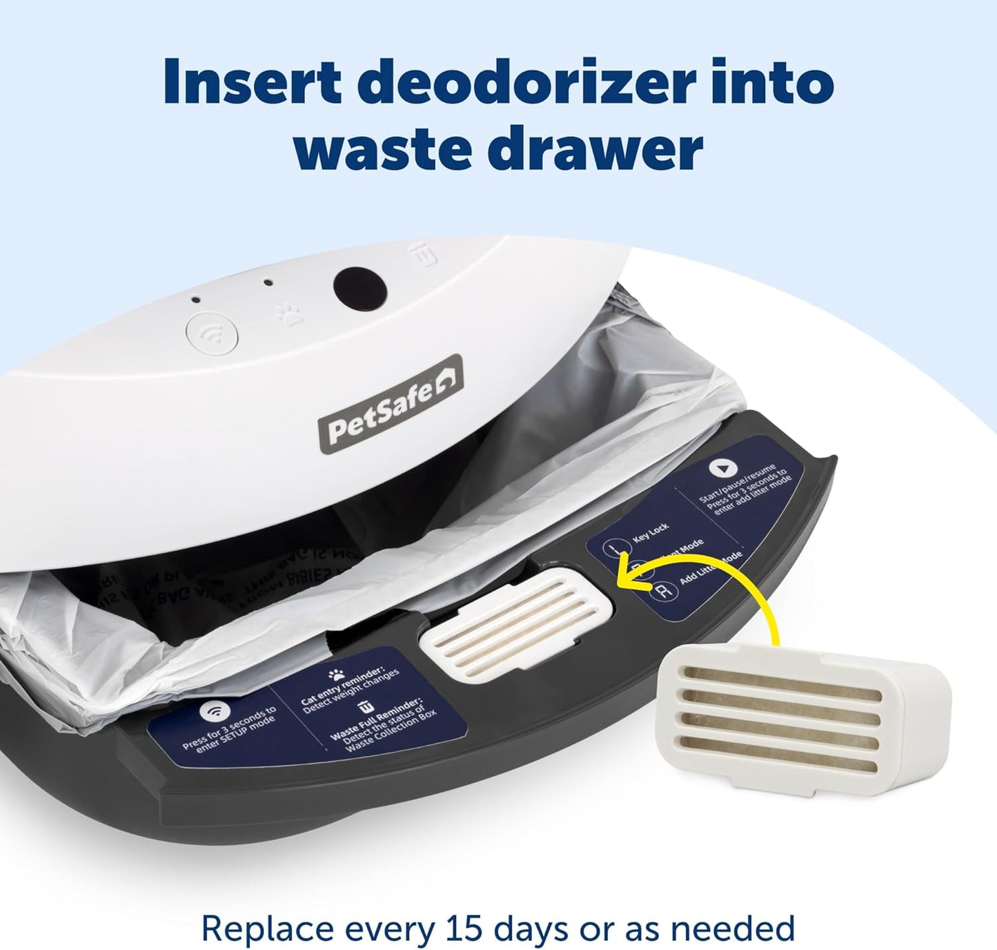 PetSafe ScoopFree SmartSpin Litter Box Deodorizers (2-Pack) - Odor Control Deodorizer - Fresh Essential Oils - Neutralize Odor - Litter Box Accessory Refill