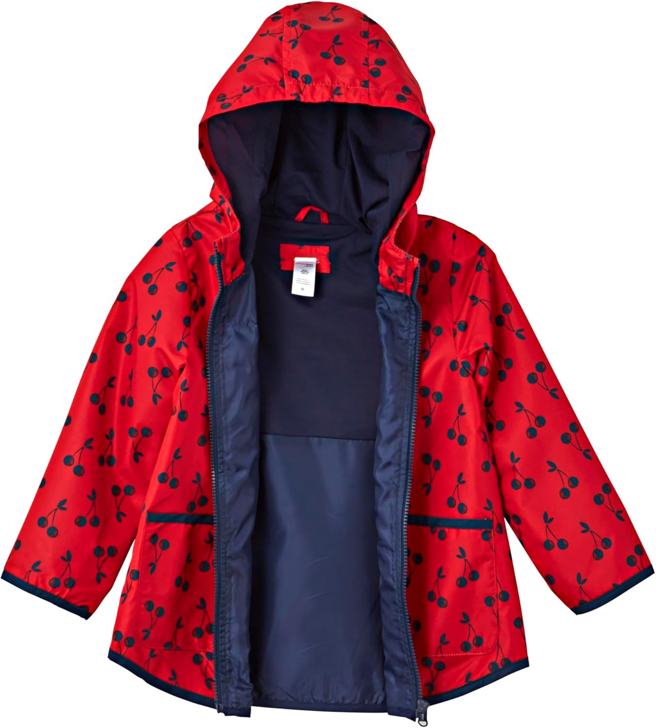 Simple Joys by Carter’s Baby Girls Rain Jacket Raincoat Water-Resistant Hooded Rain Slicker