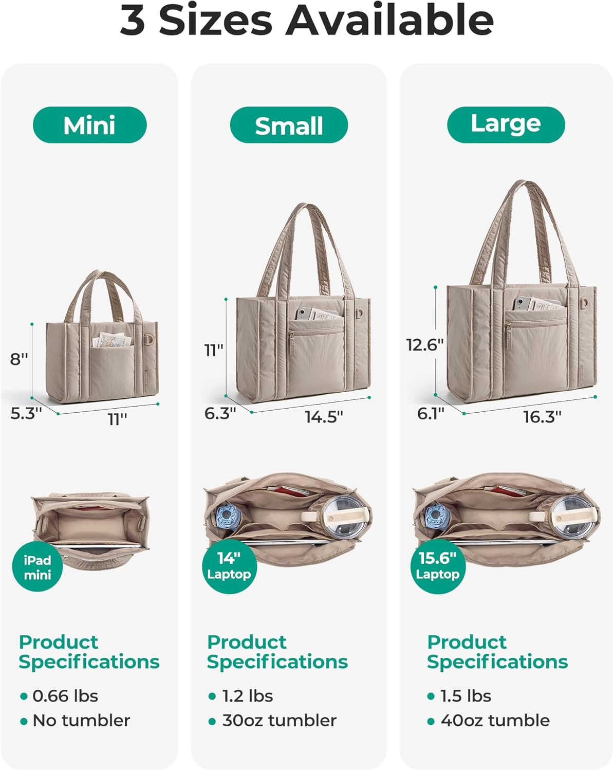 BAGSMART Boxy Tote Bag for Women, Crossbody Bag with Zipper, Crush Bow Purses for Travel Work College
