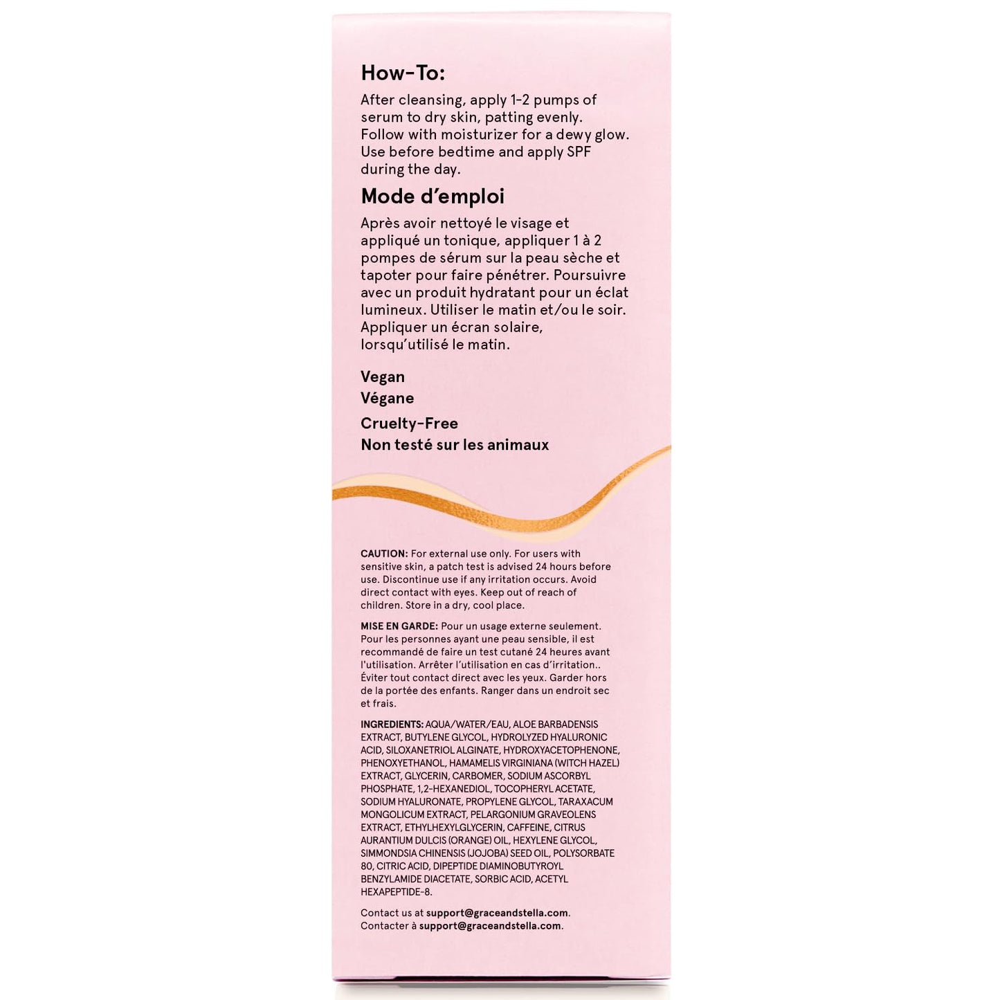grace & stella Vitamin C Serum for Face (50ml /1.7 fl oz)- Brightening Vitamin C for Face with Hyaluronic Acid Serum To Reduce Dullness & Dark Spots - Vegan Skincare