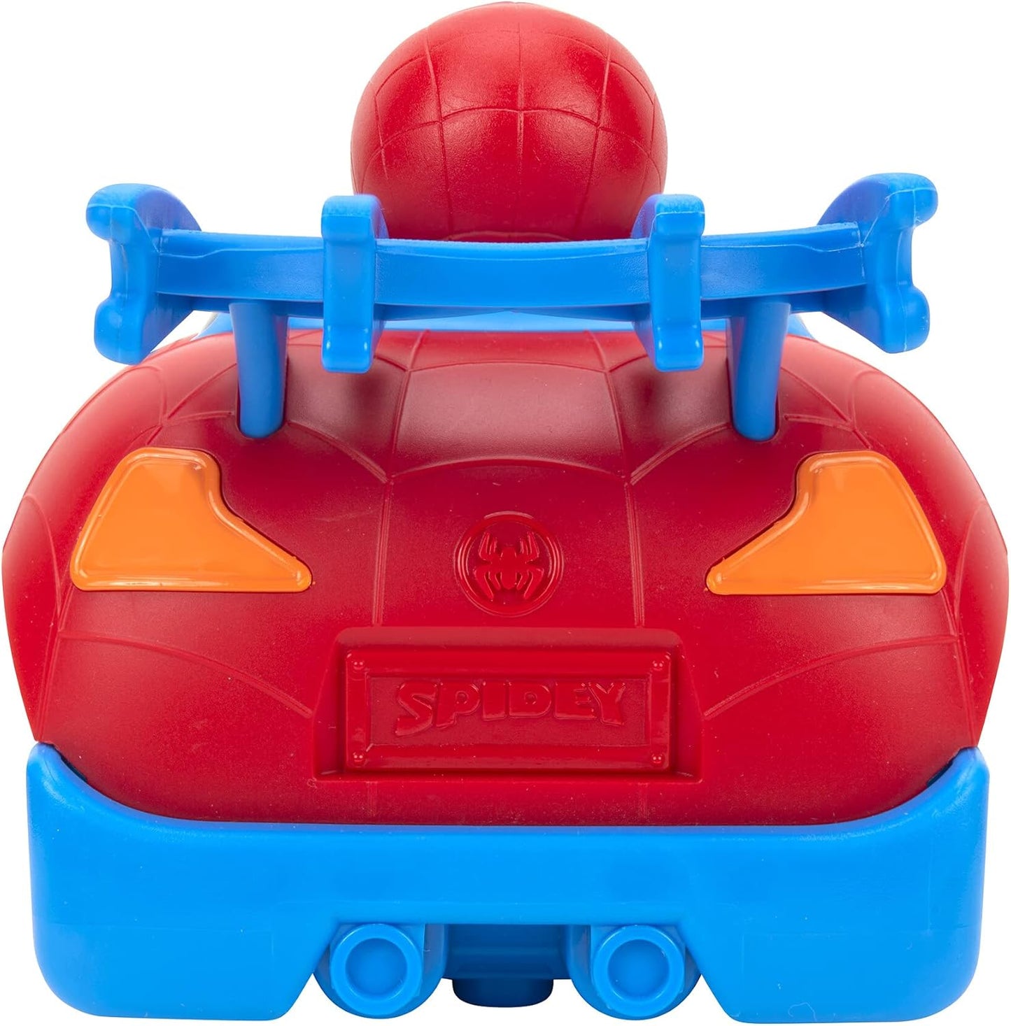 Jazwares Marvel Spidey and His Amazing Friends Web Crawler RC - Remote-Controlled Vehicle - Features Built-in Super Hero with 4 Controller Functions, Blue & Red