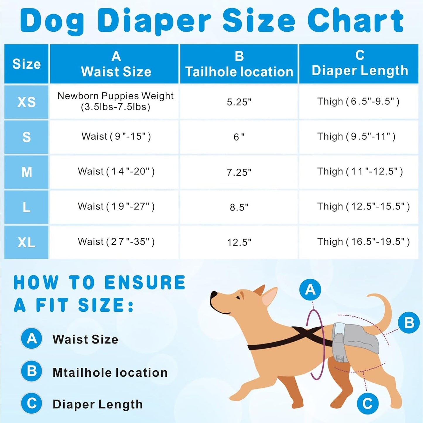 Idepet Female Dog Diapers with Suspender Detachable, 3 Pack Washable Reusable Girl Doggie Diapers for Small Medium Female Dog in Heat Period Cycle Urinary Incontinence Training XS