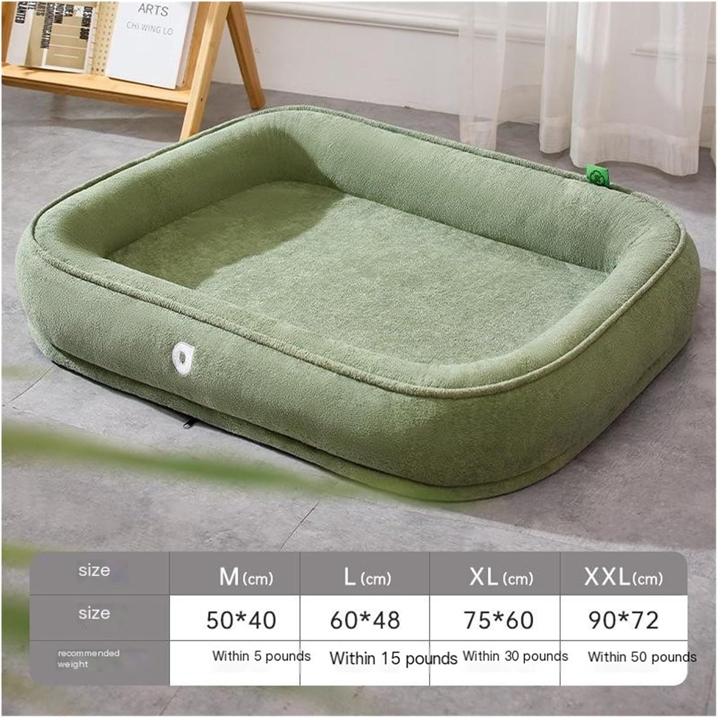 New Four-Season Universal Dog Kennel, Thickened Splash-Proof Runway, cat, Removable and Washable mat, pet(Ash,M)