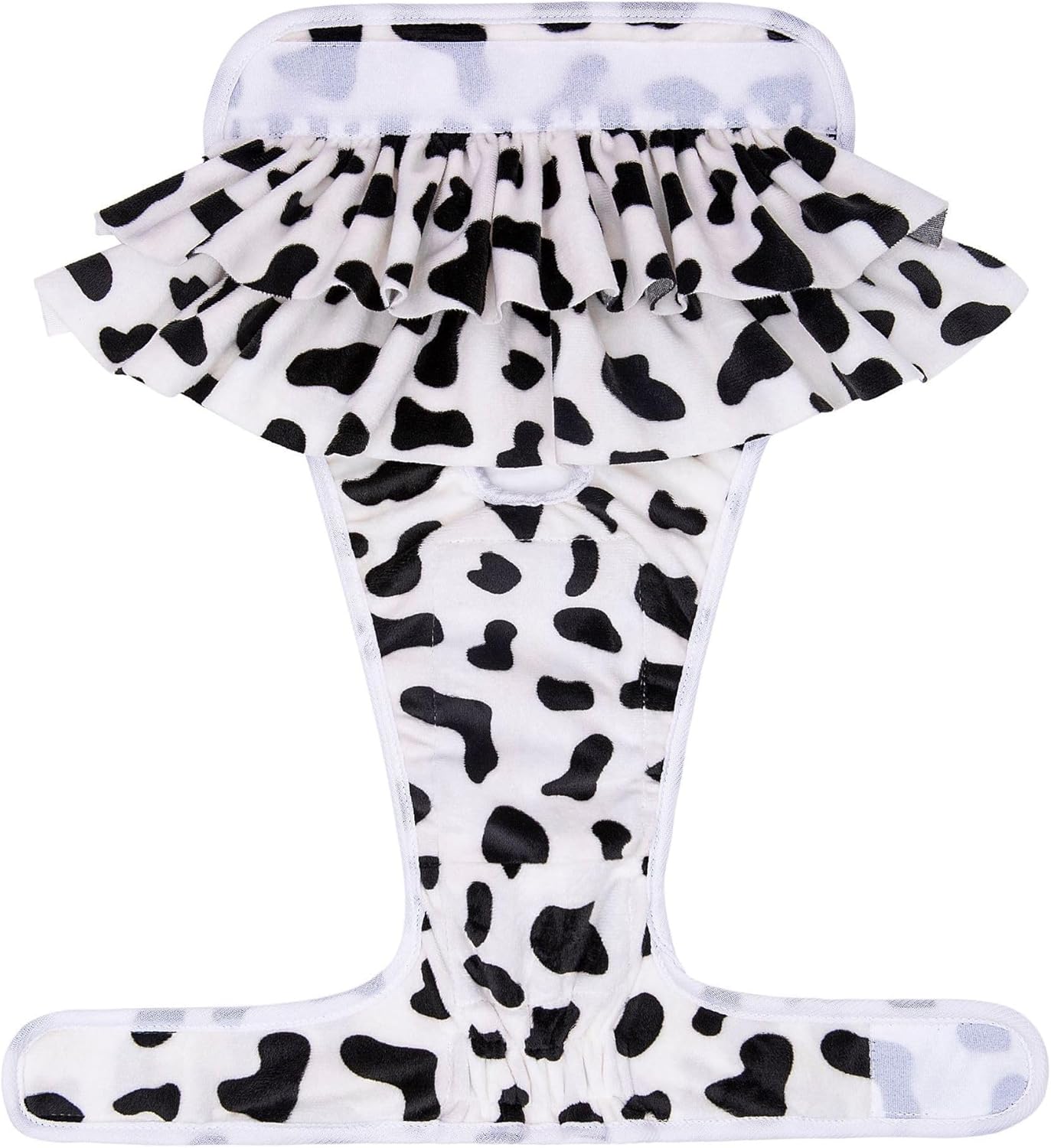 Washable Dog Diapers with Ruffle Skirt, Soft Female Pet Pants for Male & Female Dogs, Absorbent Training Pants for Puppies – 3pcs Set(XS)(XS)