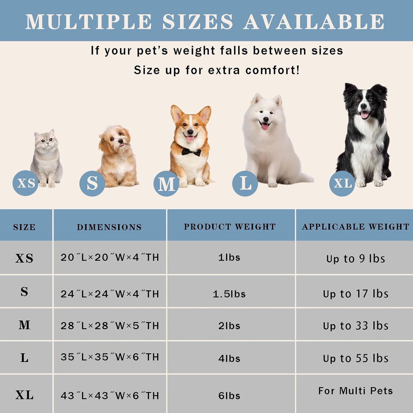 Donut Dog Bed Washable - Comfortable Round Pet Bed for Small, Medium, Large Dogs, Cuddler Anti-Anxiety Bed with Removable Machine Washable Cover (Light Grey, Medium)