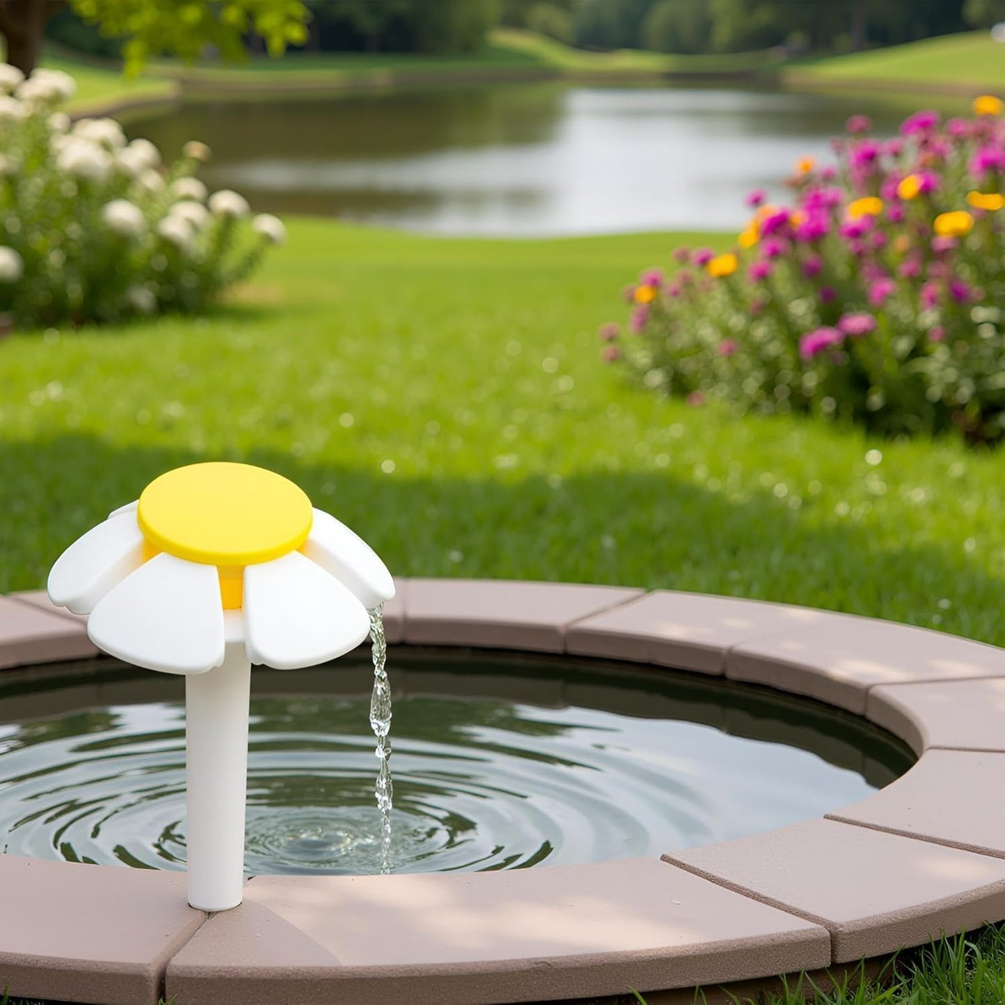 Cat Flower Water Fountain, Pet Water Fountain Nozzle Replacement Flower for Head for Cat Fountain Automatic Drinking Water Dispenser Pet Water Fountain Flower Top Replacement Fountain Parts