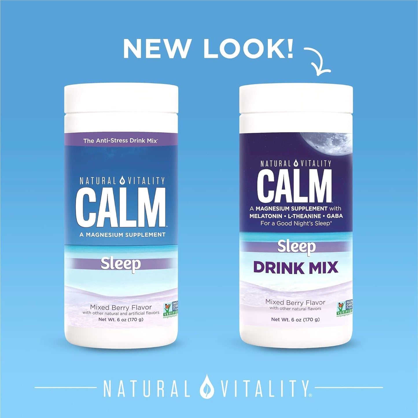 Natural Vitality Natural Calm Specifics CALMFUL SLEEP (Mixed Berry Flavor) 6 ounces