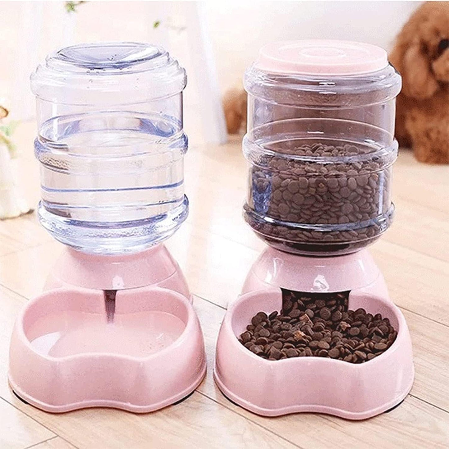 Pet Cat Automatic Feeders Large Capacity Cat Water Fountain Plastic Dog Water Bottle Cat Feeding Bowls Water Dispenser Unplugged Feed Water Pet Supplies cat Fountain (Feeders)