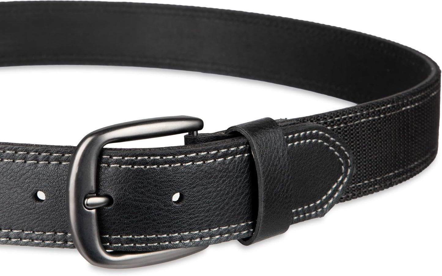 Dickies mens Industrial Strength Leather Belt – Workwear, Durable, Reinforced, Heavyweight