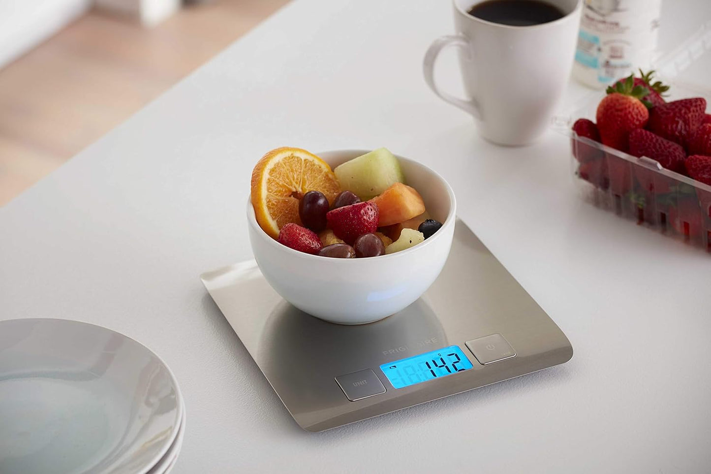 Frigidaire 11FFSCAL01 Ready Prep Stainless Kitchen Scale, One Size, Silver