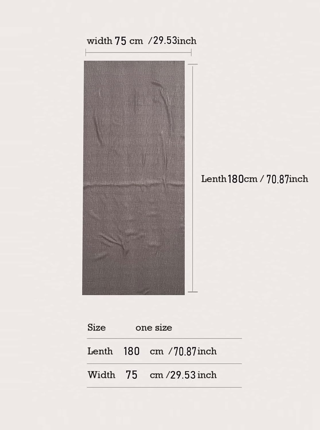 Lightweight Cotton Linen Feel Scarf Shawl Wrap Hijab for Women, Travel Fall Winter Gift