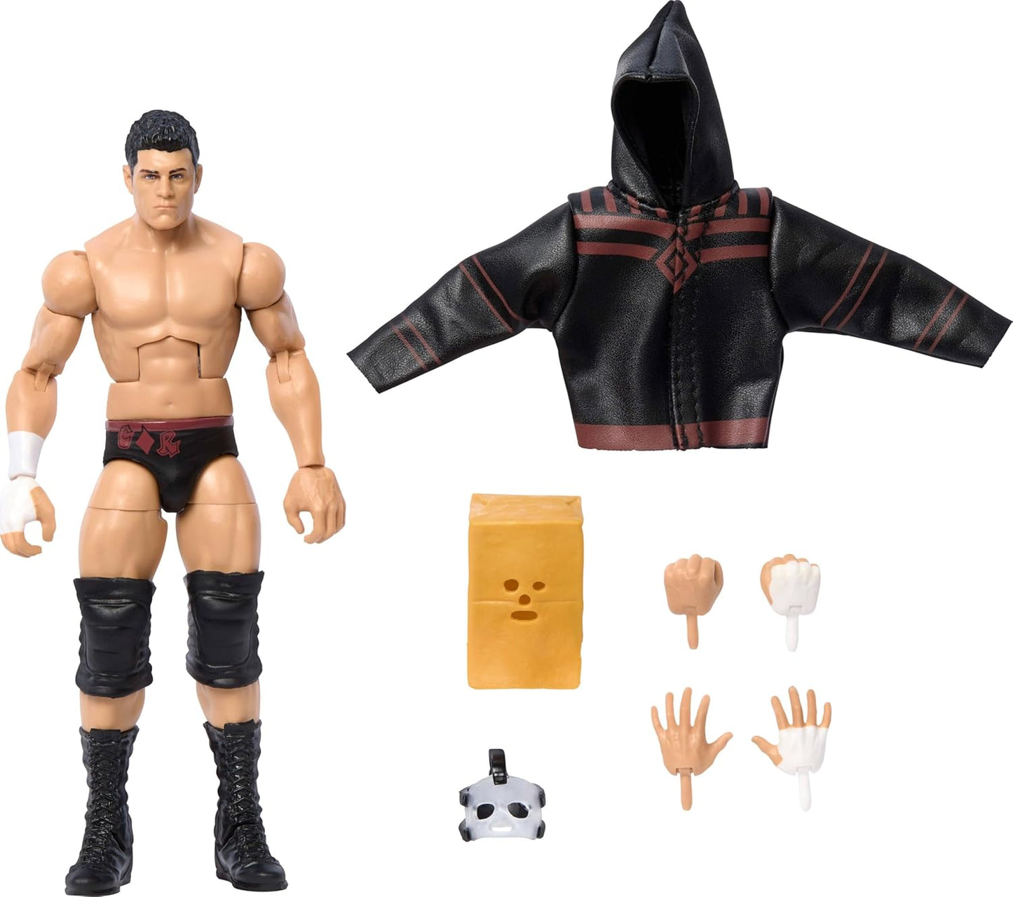 Mattel WWE Elite Action Figure & Accessories, Greatest Hits 2025, 6-inch Collectible Cody Rhodes “The American Nightmare” with 25 Articulation Points & Swappable Hands