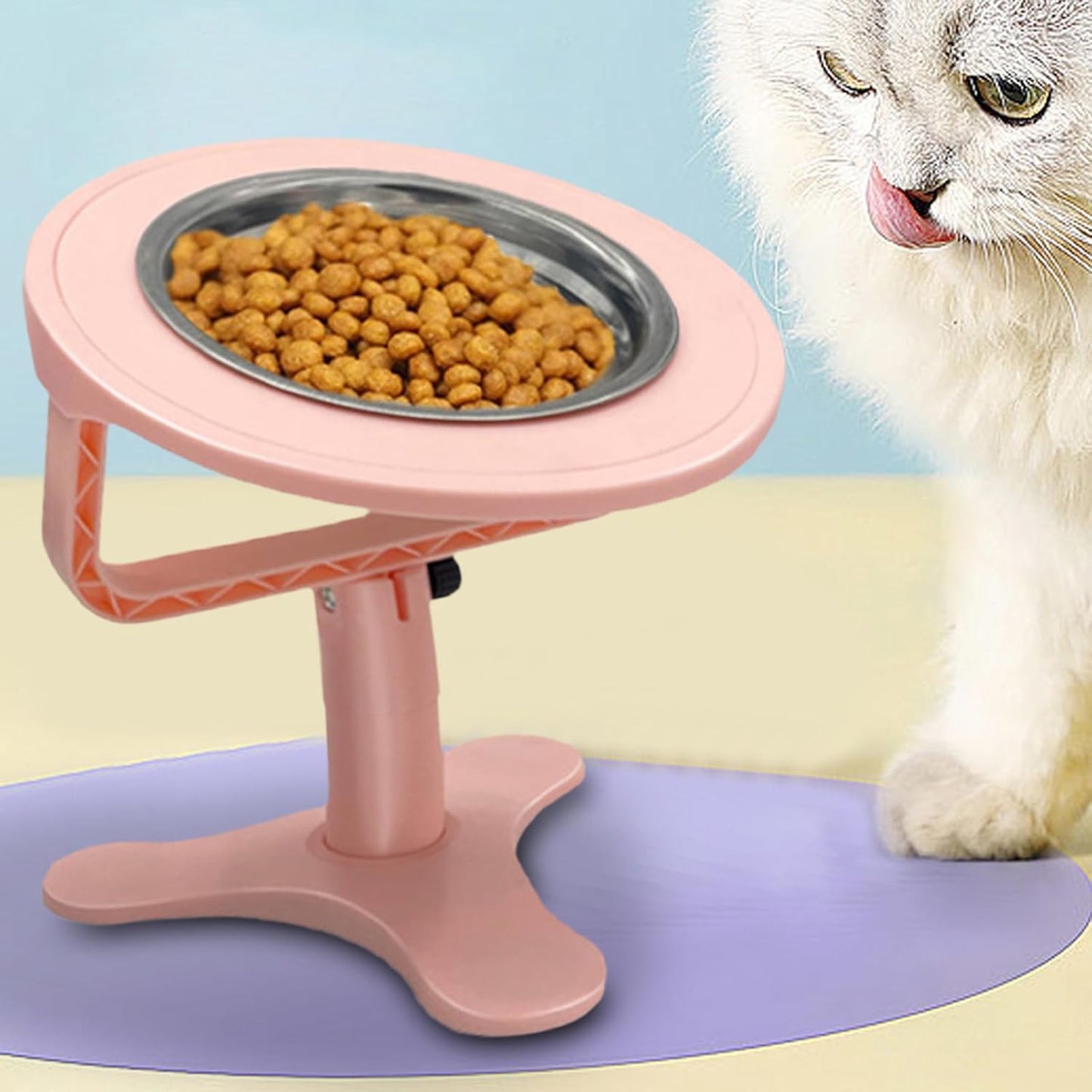 Genérico Slow Station - Dog Dish for Digestion | Anti Slip Base with Internal Obstacle Maze & Moisture Resistant Bamboo Frame for Messy Drinkers, Puppies, Flat Faced Breeds and Weight Management