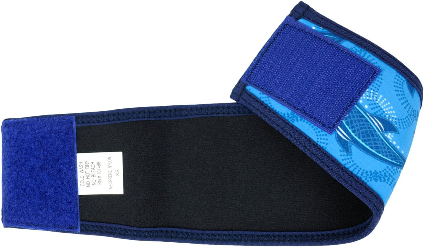 PlayaPup Male Dog Belly Band, Indigo Shark Blue, XX-Small