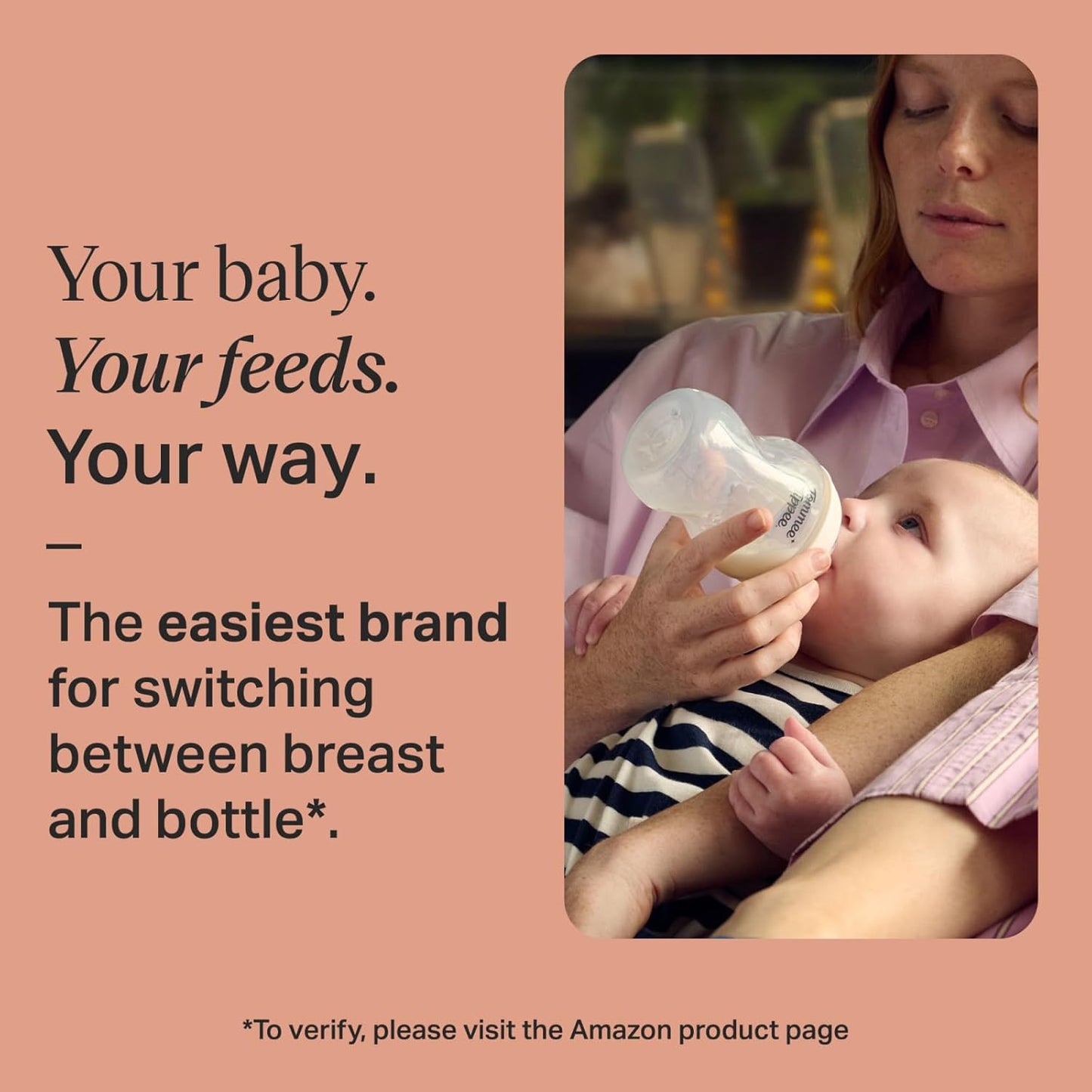 Tommee Tippee Natural Start 12 Piece BPA Free Bottle Set, Includes 2 x 5 oz, 3 x 9 oz, 1 x 11 oz Bottles, Newborn 0+ Months, Slow, Medium & Thicker Flow Breast-Like Nipples, Cleaning Brush, Clear