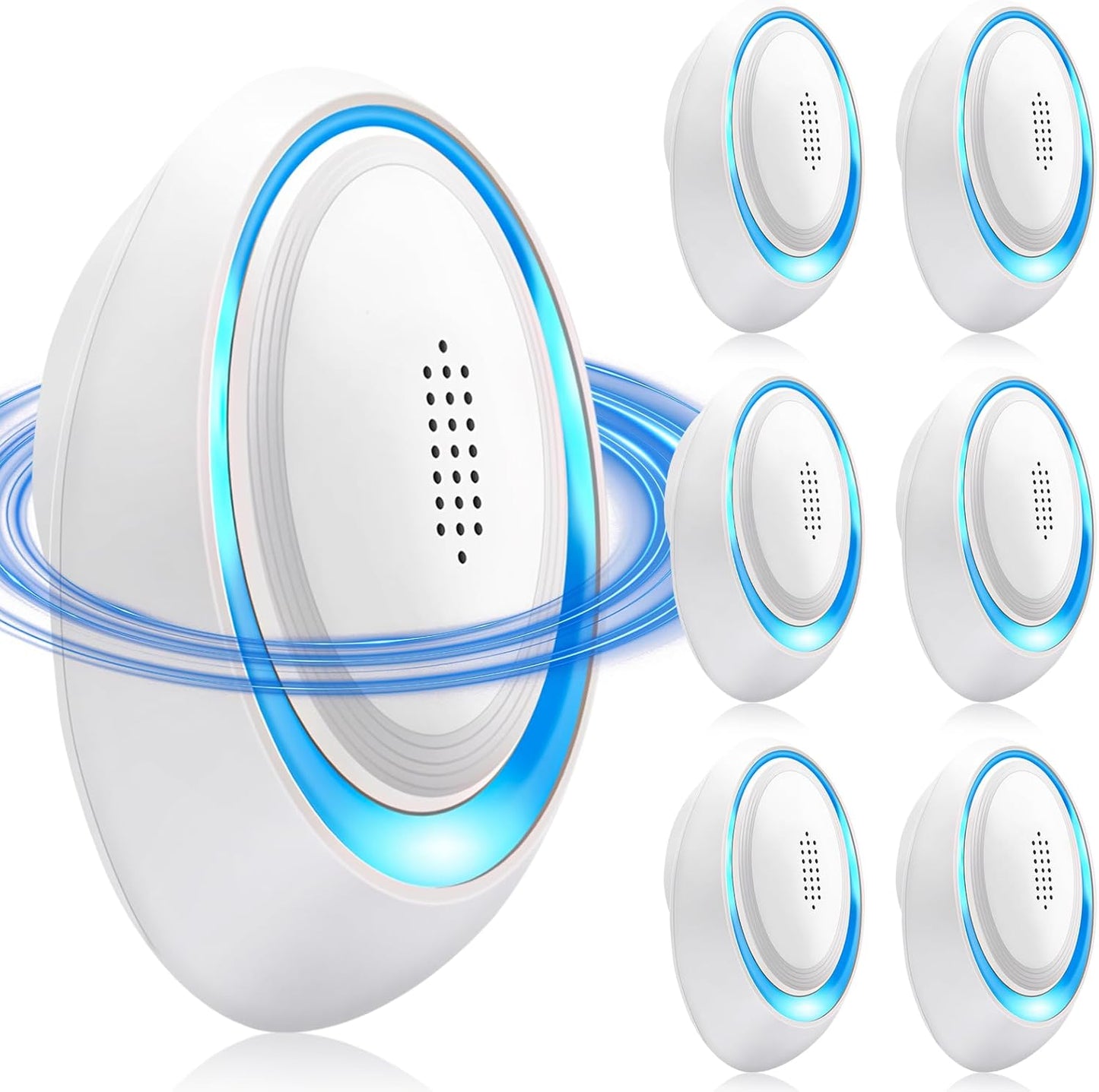 Ultrasonic Pest Repeller Indoor Ultrasonic Repellent, Mouse Repellent for Roach, Rodent, Mouse, Mosquito, Mice, Spider, Ant, Bugs Electronic Plug-in Pest Control 6 Pack