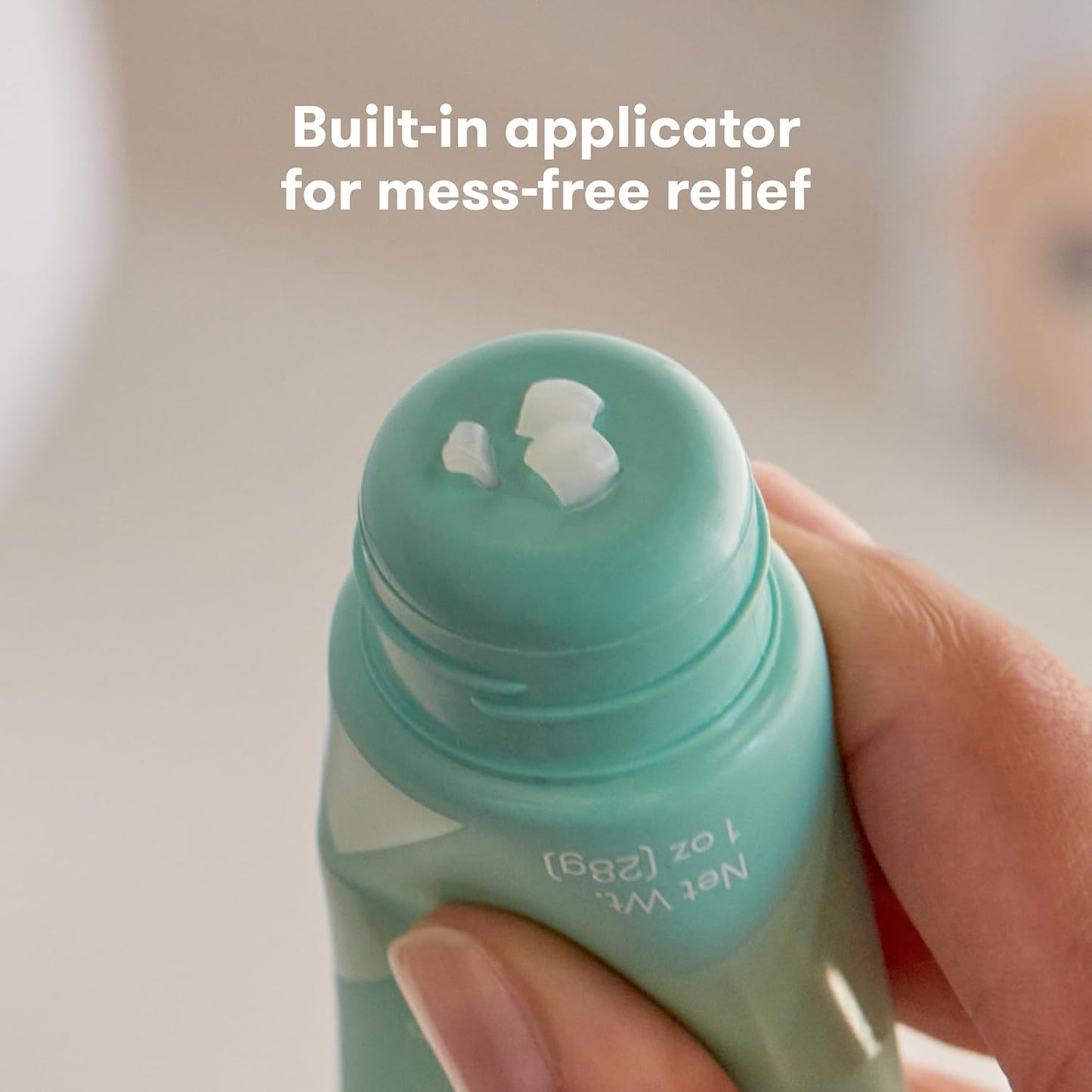 Frida Baby No-Mess Vapor Rub, Baby Vapor Rub for Chest, Neck, Back + Foot, Non-Medicated, Petroleum-Free, Hands-Free Applicator Tube, Non-Staining, Soothing Eucalyptus & Lavender for Sleep