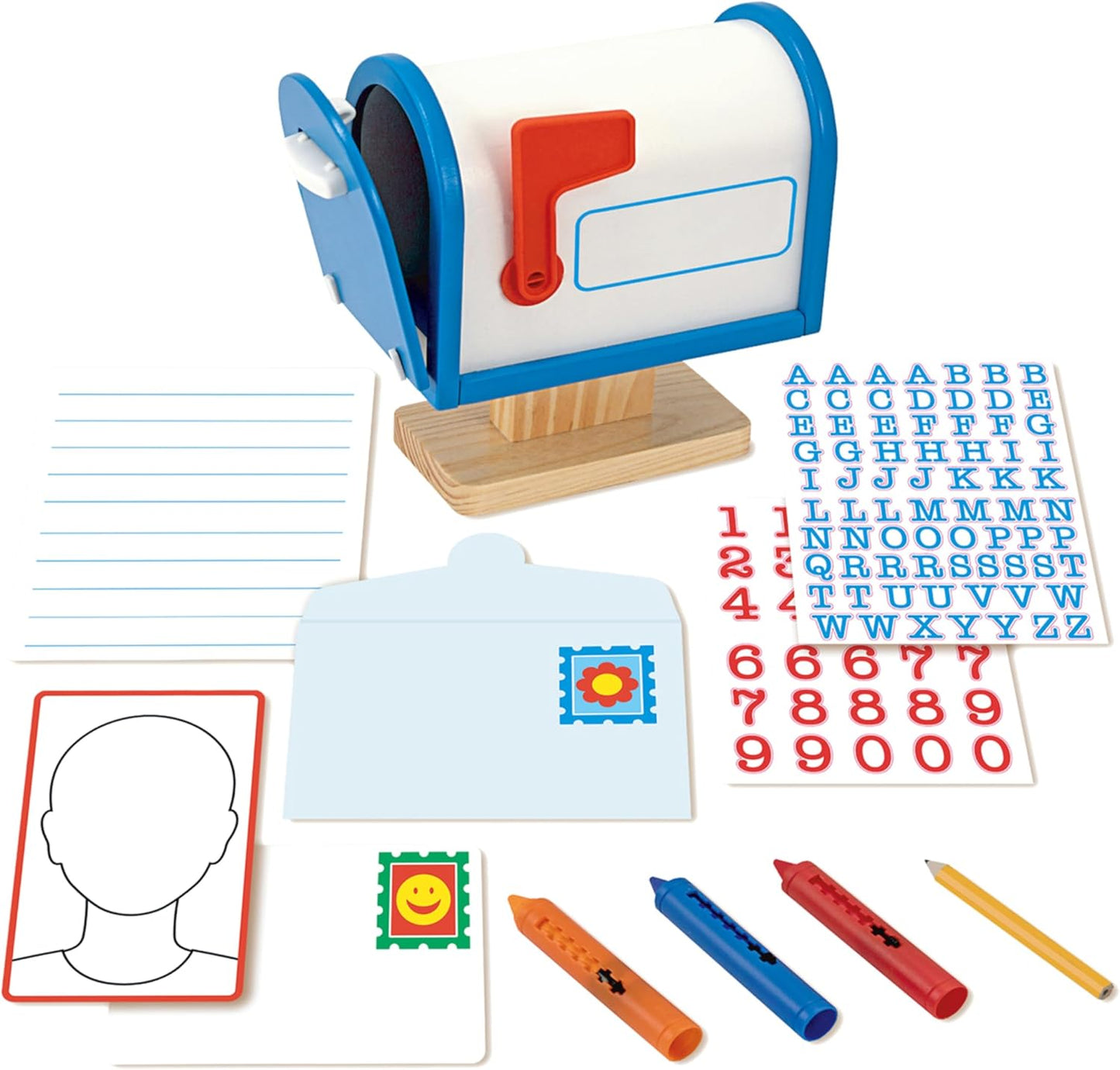 Melissa & Doug My Own Wooden Mailbox Activity Set and Educational Toy