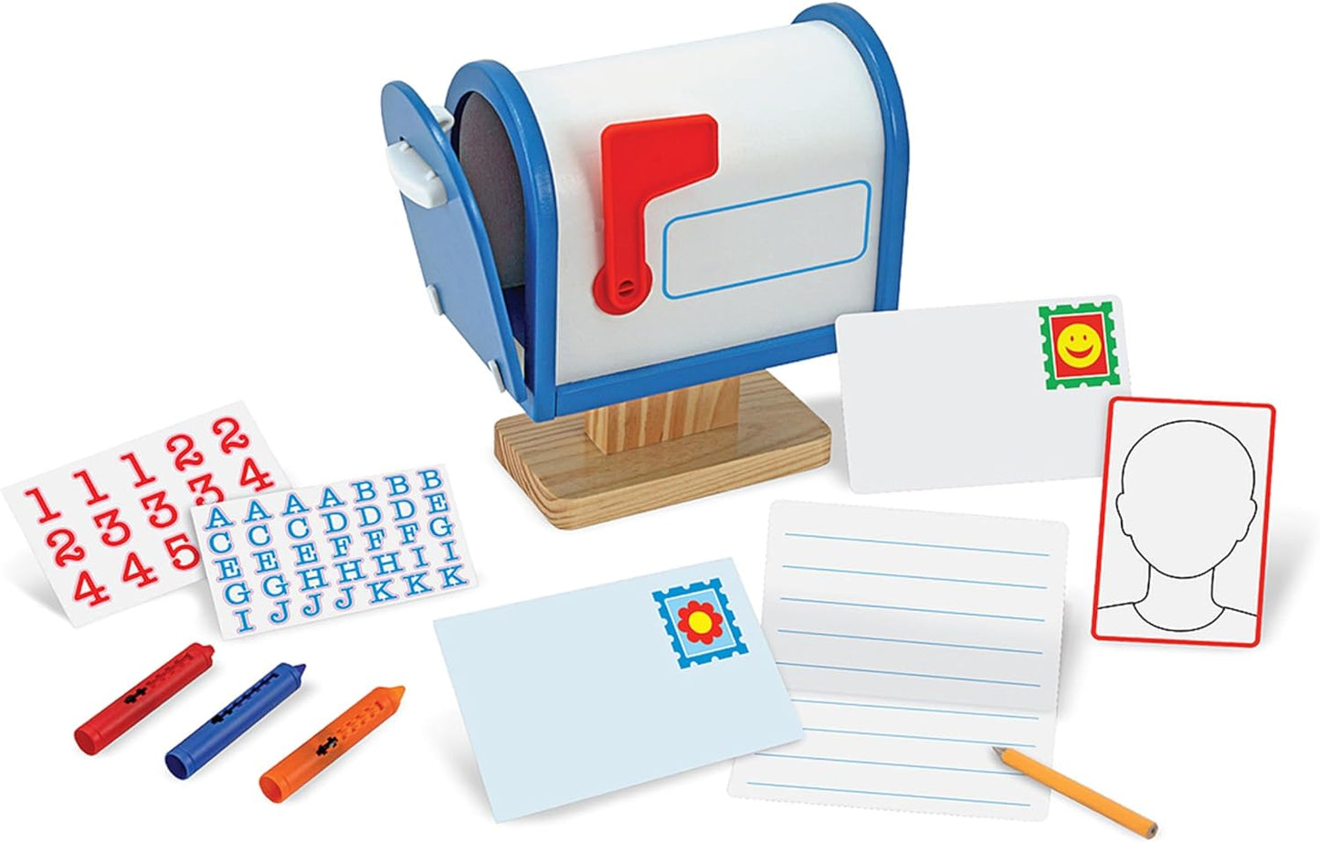 Melissa & Doug My Own Wooden Mailbox Activity Set and Educational Toy