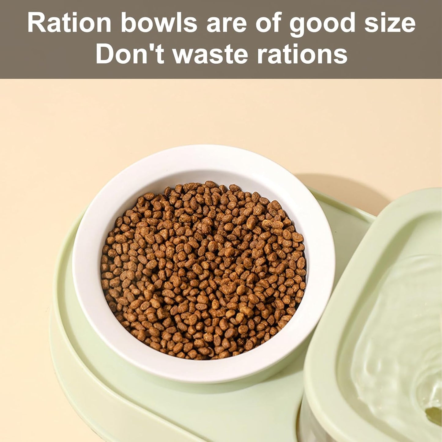 Elevating Cats Bowl Automatic Water Fountain Food AntiVomiting Dog Feeding Food Container for Small Dog Cats Automatic Pet Feeders