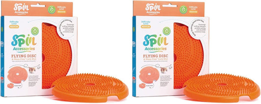 PetDreamHouse Spin Slow Dog Bowl Accessory, Double Sided Lick Mat Insert (Pack of 2)