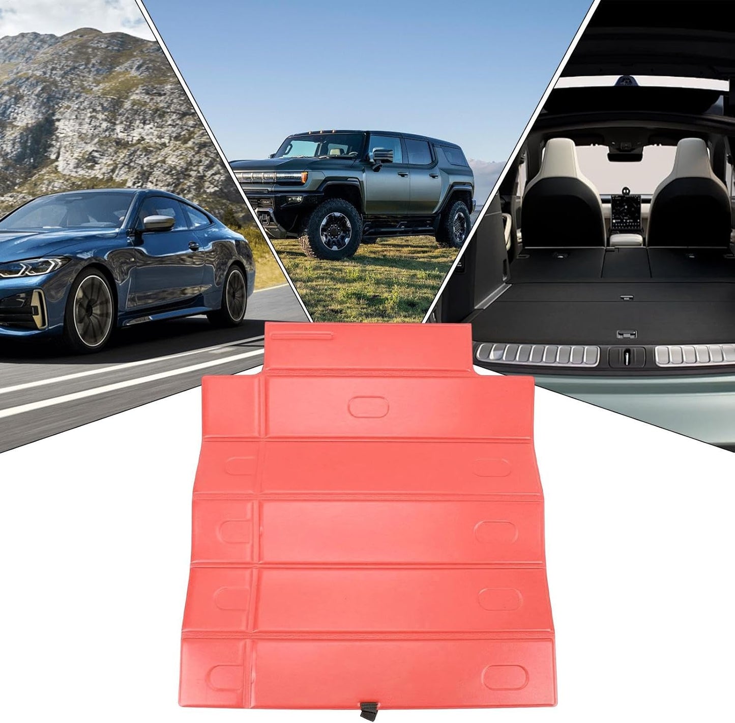 Portable Dog Ramp, Non-Slip Climbing Aid, 20.87x25.59 Inches Pet Accessory with Stable Build, Outdoor Travel Helper, Automotive Trunk Tool with Compact Design, Camping Picnic Gear for Vehicle Safety