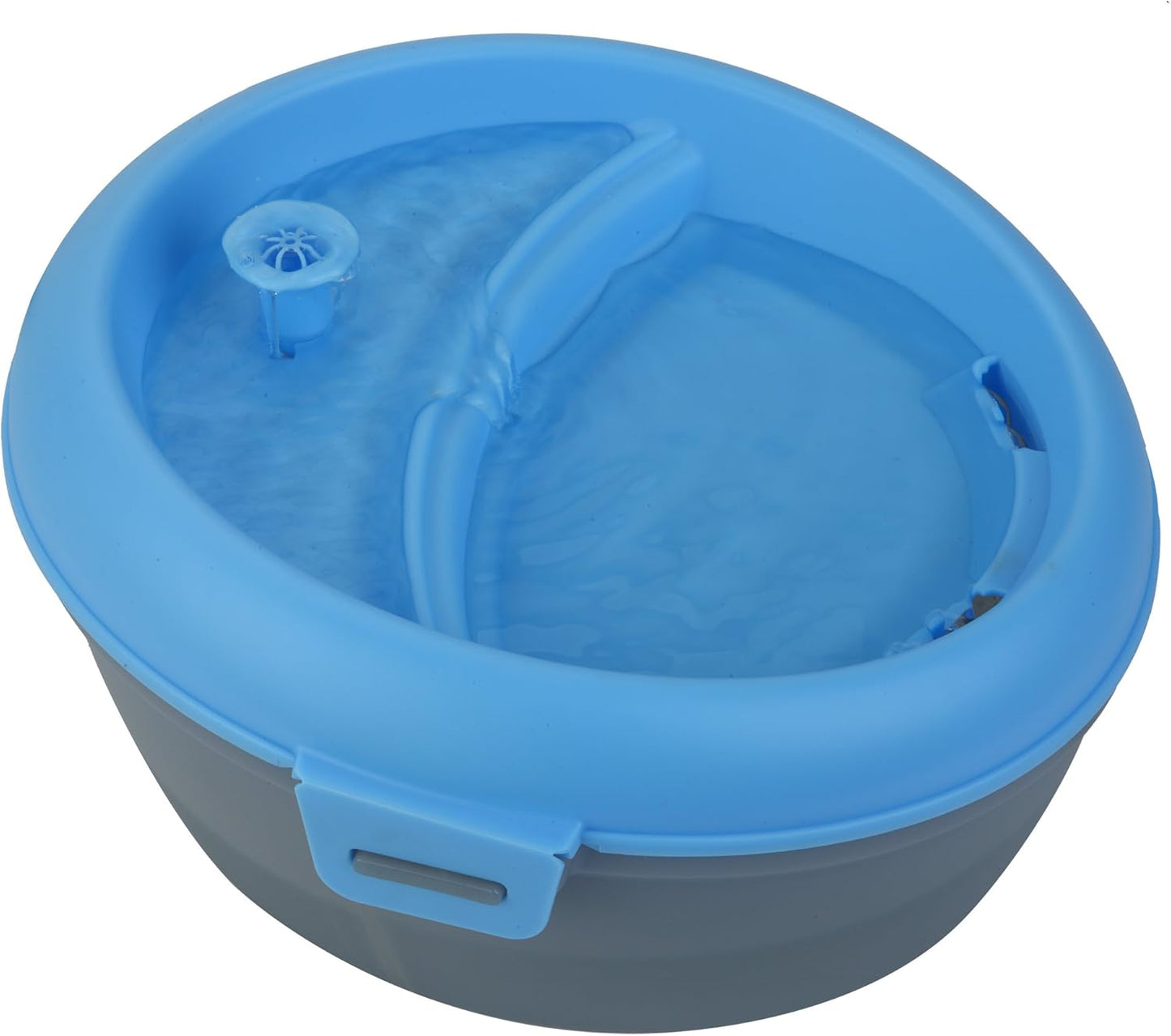 CoolerDog HealthSpring 6L Pet Water Fountain – Ultra Quiet Filtered Dog & Cat Water Fountain with 3-Stage Filtration & Dental Care System (203 oz / 1.6 Gal)