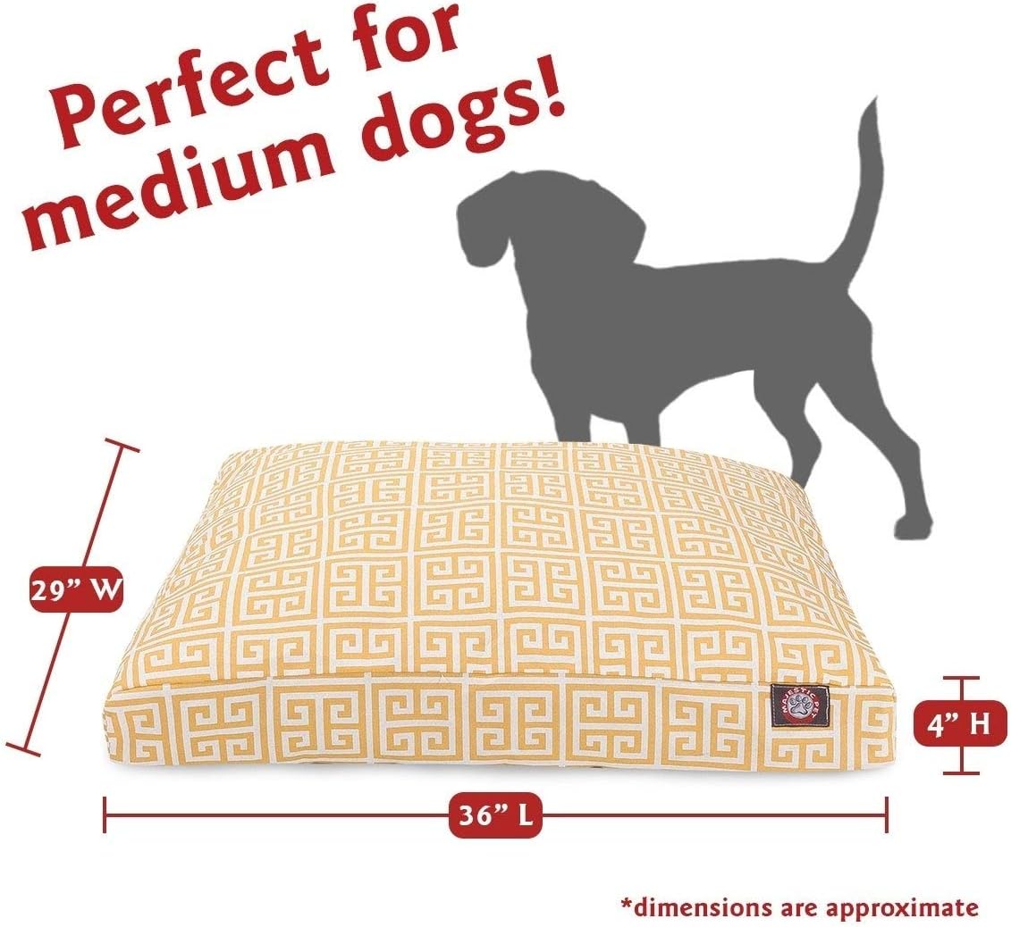 Pacific Towers Small Rectangle Indoor Outdoor Pet Dog Bed With Removable Washable Cover By Majestic Pet Products