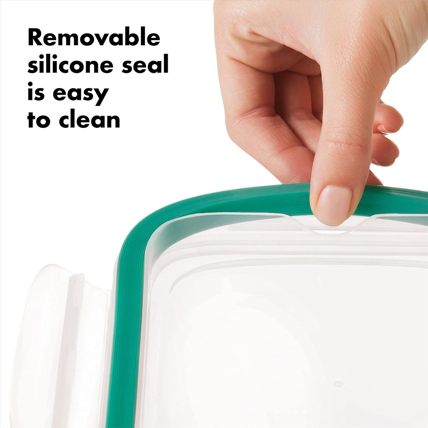 OXO Good Grips 3.5 Cup Smart Seal Airtight Glass Rectangle Food Storage Container