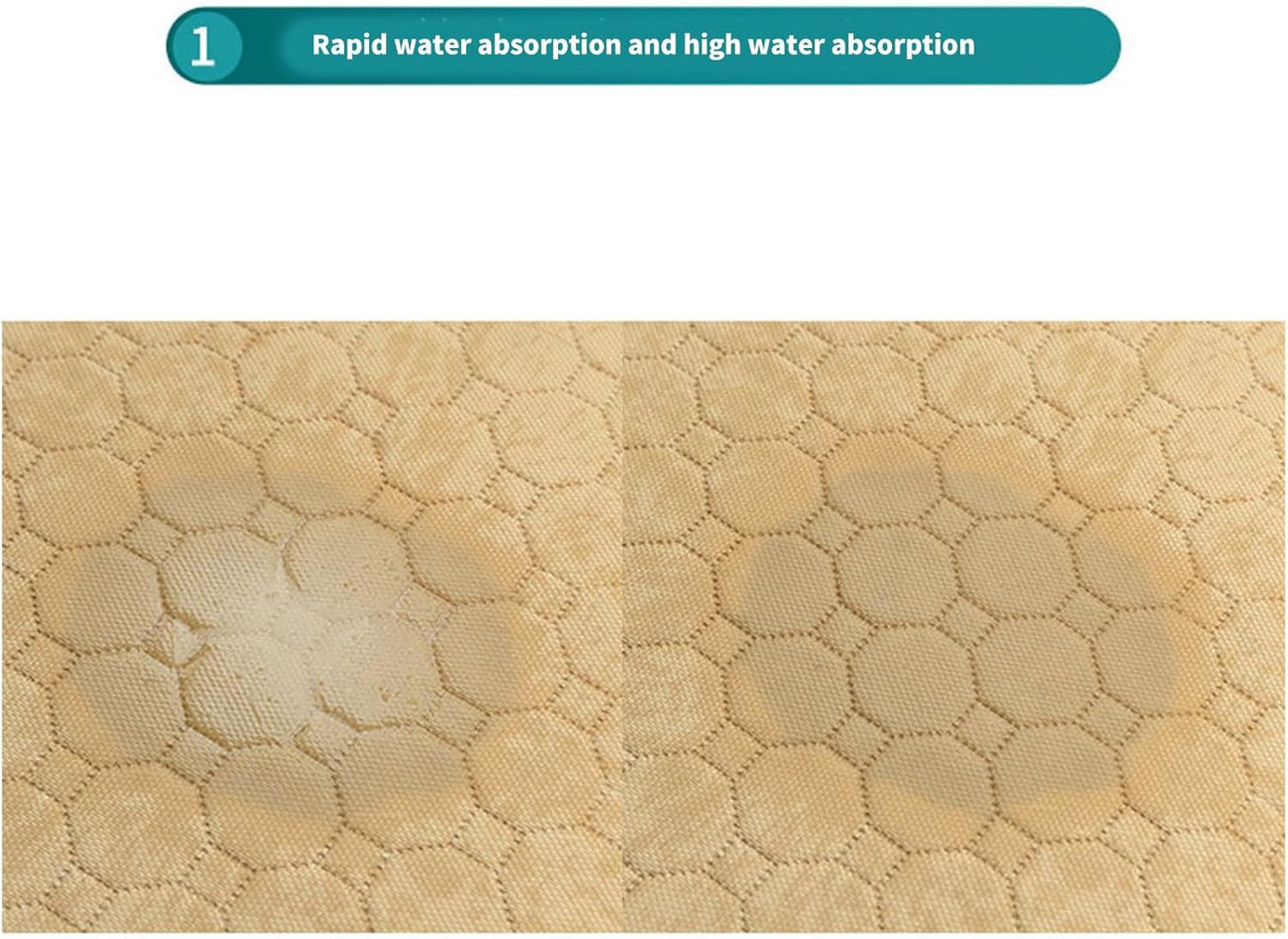 Quick Absorbing Pet Urine Mat Floor Protectors Polyester Pad Machine Washable Design Portable for Outdoor Absorbent Pet Training Pad