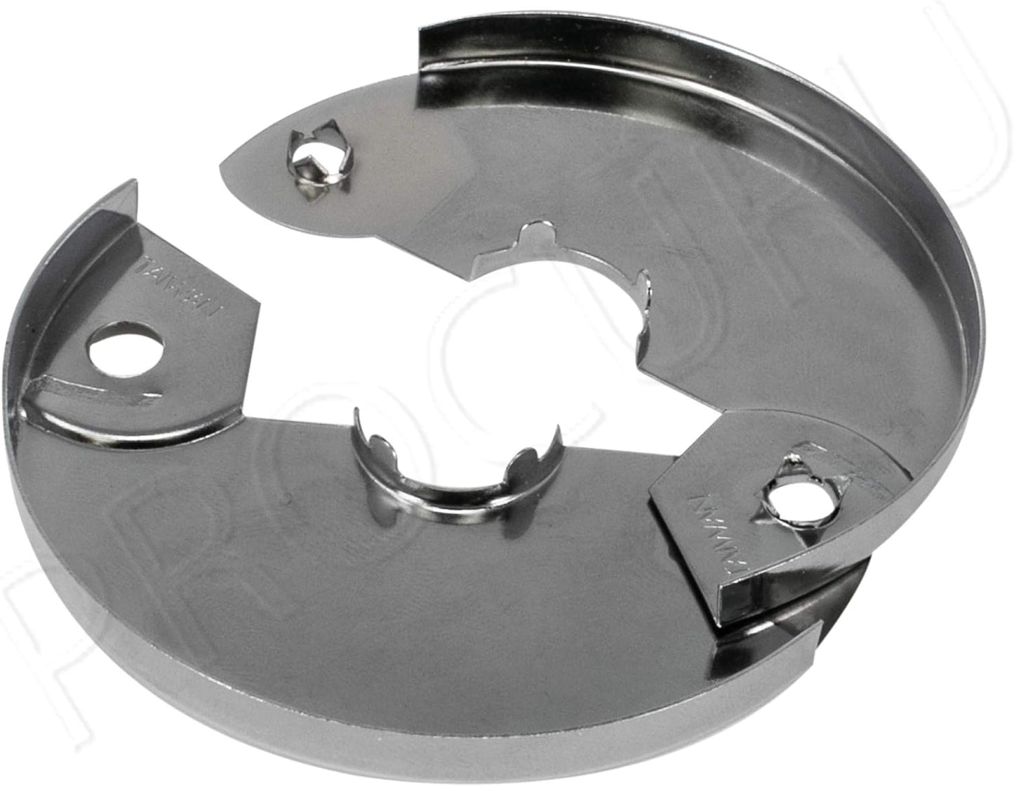 PROCURU 4-Pack 1/2-Inch CTS (5/8" OD) E3755 Hinged Split Escutcheons, Chrome Pipe Cover Plates with Screws, for 1/2" Copper, PEX Pipe