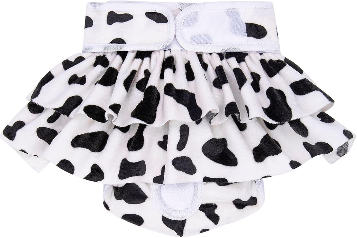 Washable Dog Diapers with Ruffle Skirt, Soft Female Pet Pants for Male & Female Dogs, Absorbent Training Pants for Puppies – 3pcs Set(XS)(XS)