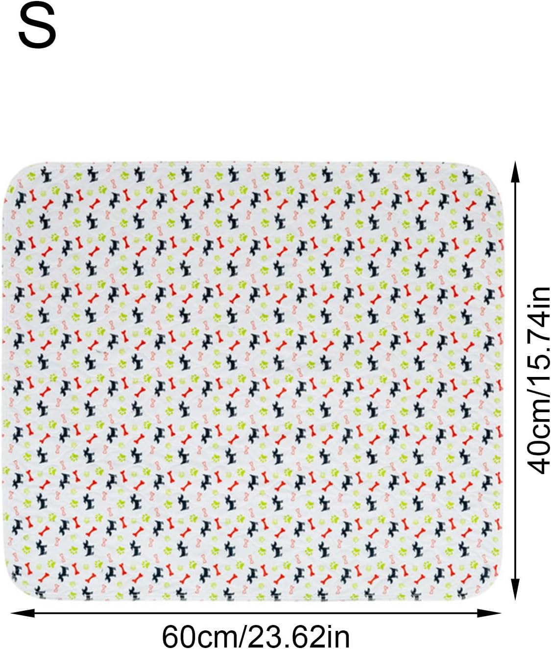 Absorbent Dog Pee Pads, Leak Proof Washable Liners for Puppy Training & Indoor Use Leak Proof Washable Liners