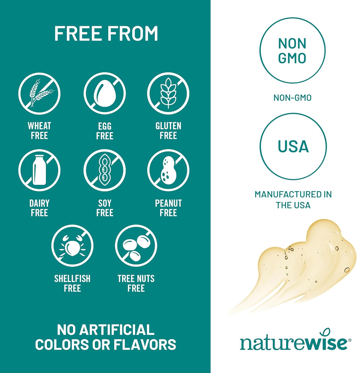 NatureWise Omega 3 Fish Oil - 500 mg per Pill - EPA & DHA - Immune Support, Brain & Optimal Wellness - Gluten and Soy Free, Non-GMO - 60 Softgels[2-Month Supply]