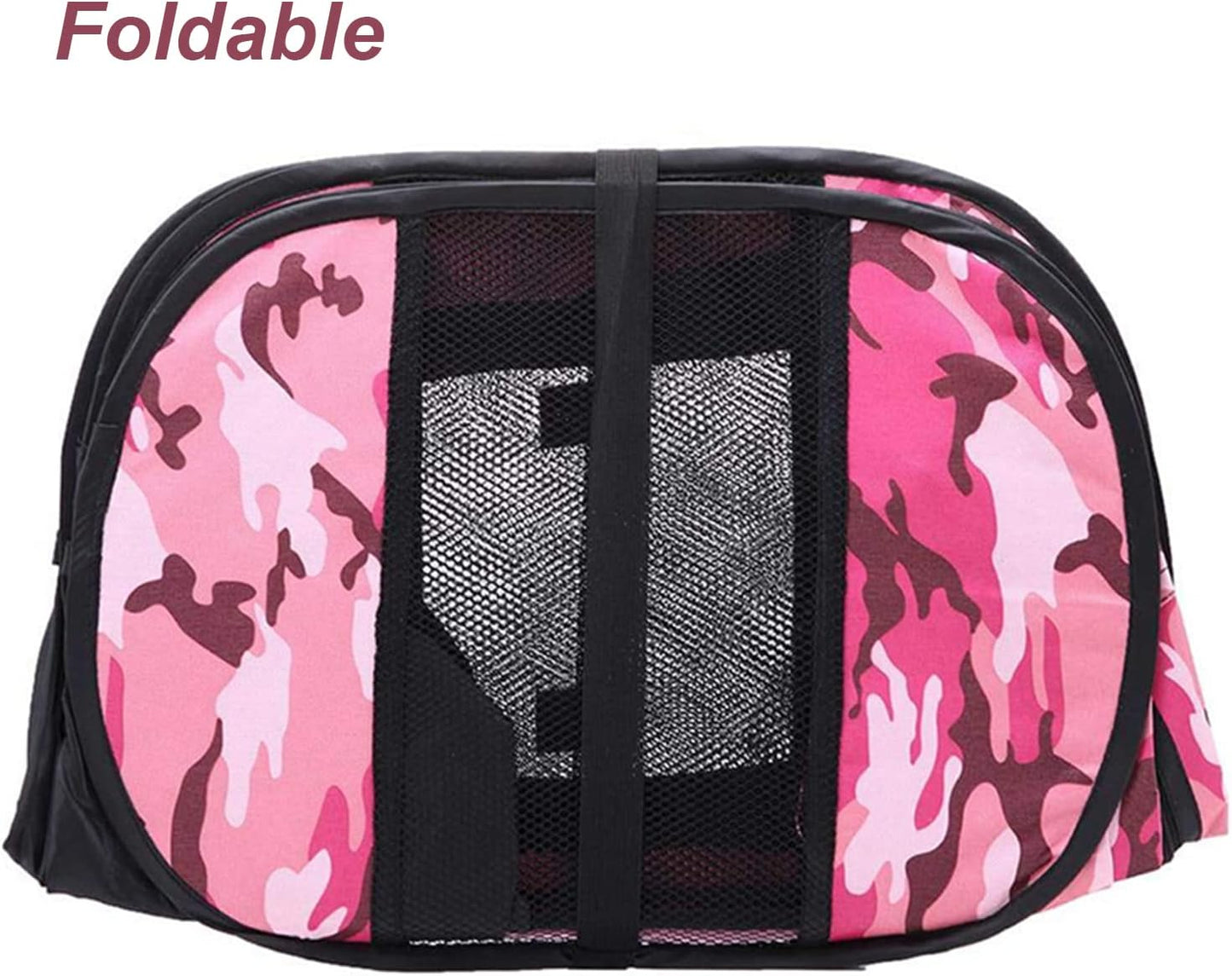 Foldable Dog Cat Playpens, Portable Dog Pen Indoor Outdoor, Cat Playpen Exercise Pen Pet Tent House Playground Dog Pen Indoor with Removable Shade Cover for Dogs & Cats,Pink,M