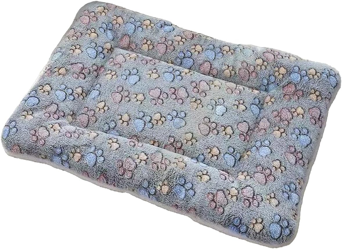 JMGBird Large Dog Bed - 39x27.5 Inch Cotton Pet Sleeping Mat with Bolster for Large Breeds
