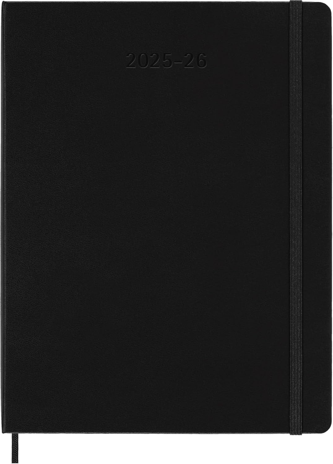 Moleskine Classic 18 Month 2025-2026 Weekly Planner, Hard Cover, XL (7.5" x 10"), Black, 208 pages