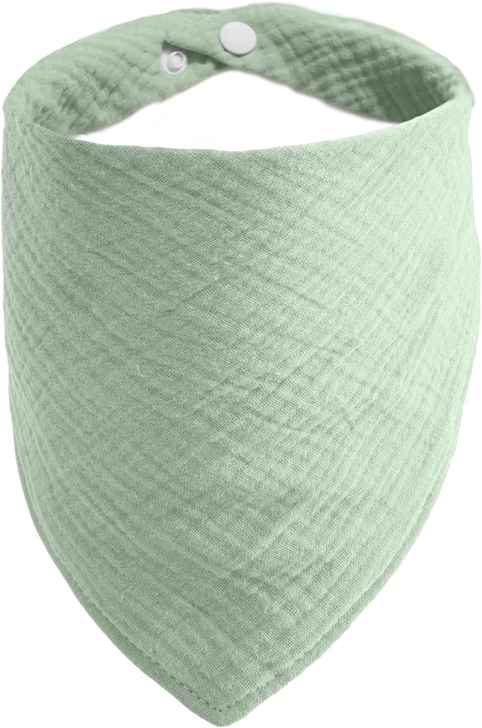 St. Patrick's Day Pet's Bandanas for Large Dog Solid Color Dogs Scarf with Adustable Button,Pea Green,Large
