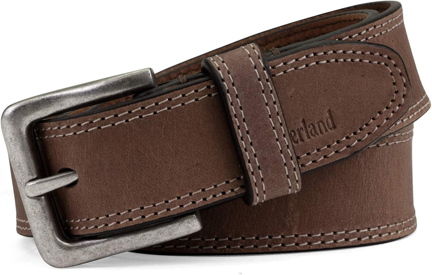 Timberland Men's Classic Leather Jean Belt 1.4 Inches Wide (Big & Tall Sizes)