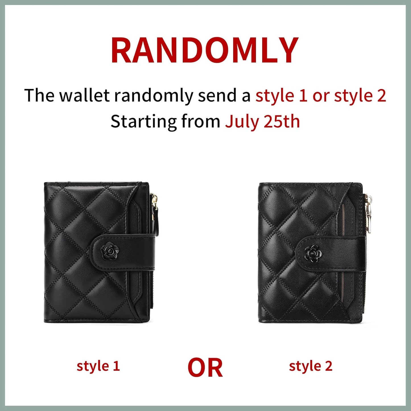 Small Wallets for Women Leather Bifold Wallet Women RFID Blocking Purse Credit Card Holder with 15 Card Slots and ID Window Coin Pocket