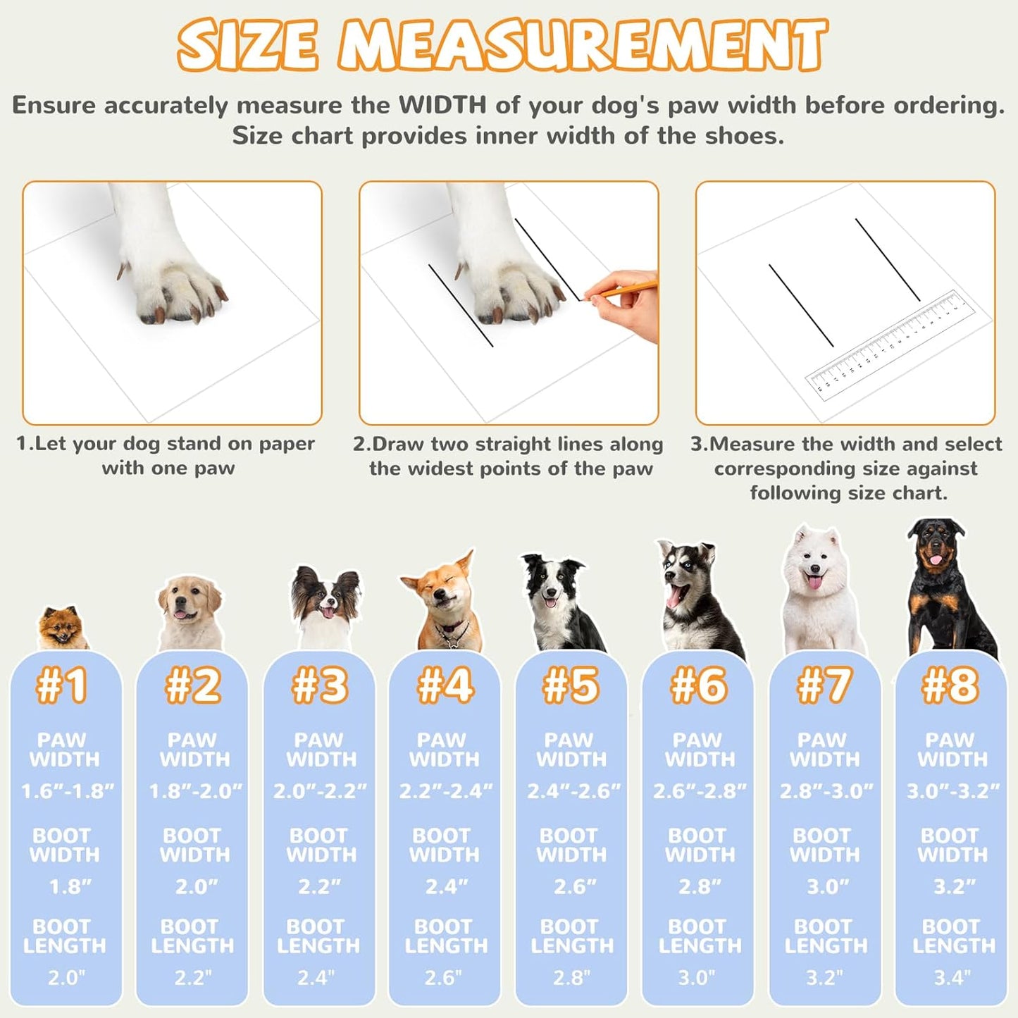 Dog Shoes for Medium Large Dogs, Dog Boots & Paw Protectors to Prevent Licking, Anti-Slip Dog Booties with Reflective for Summer Hot Pavement, Outdoor Hiking, Hardwood Floors (Size 6)