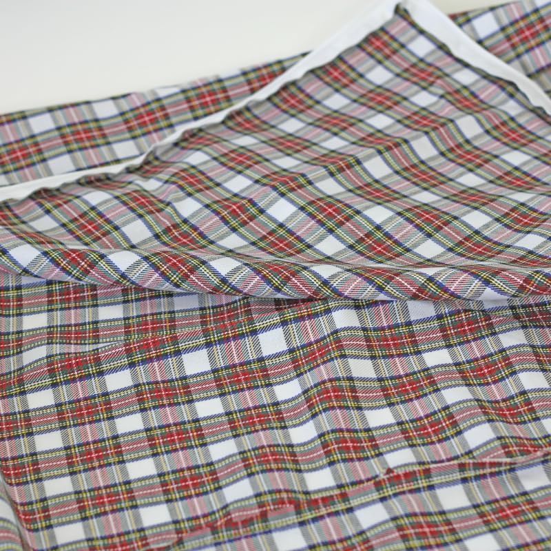 Midlee Christmas Plaid Dog Bed Cover (Large)