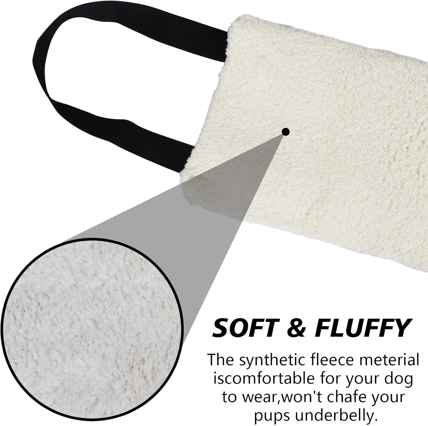 20-150lb Dog Sling for Large Dogs Hind Leg Support, Hevy Duty Portable Dog Lift Harness for Back Legs, Dog Hip Harness Large Breed, Dogs Lifter to Help Lift Rear for Senior/Injured Dog