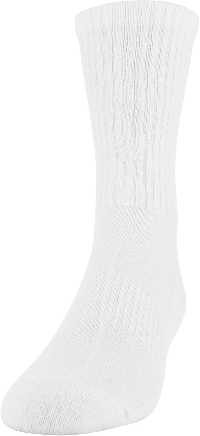 Gildan Men's Active Cotton Crew Socks (10-Pack)