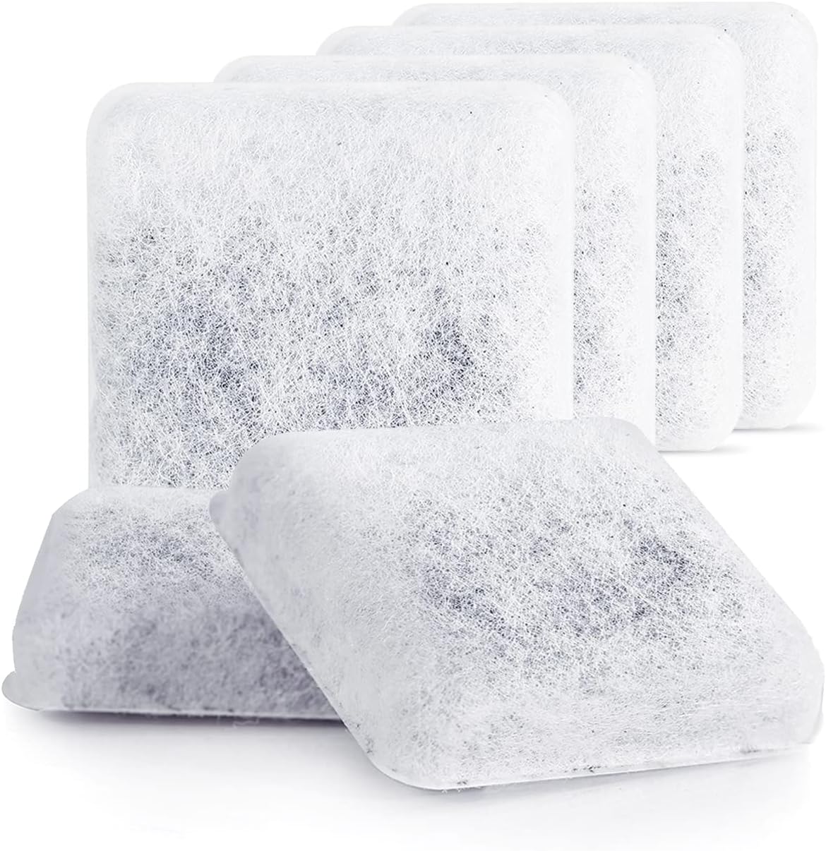 Pack of 6 Replacement Filters Compatible with Petmate Mason, Petmate Replendish, Mason Gravity Pet Fountains - Dog/Cat Water Fountain Dispenser Filters