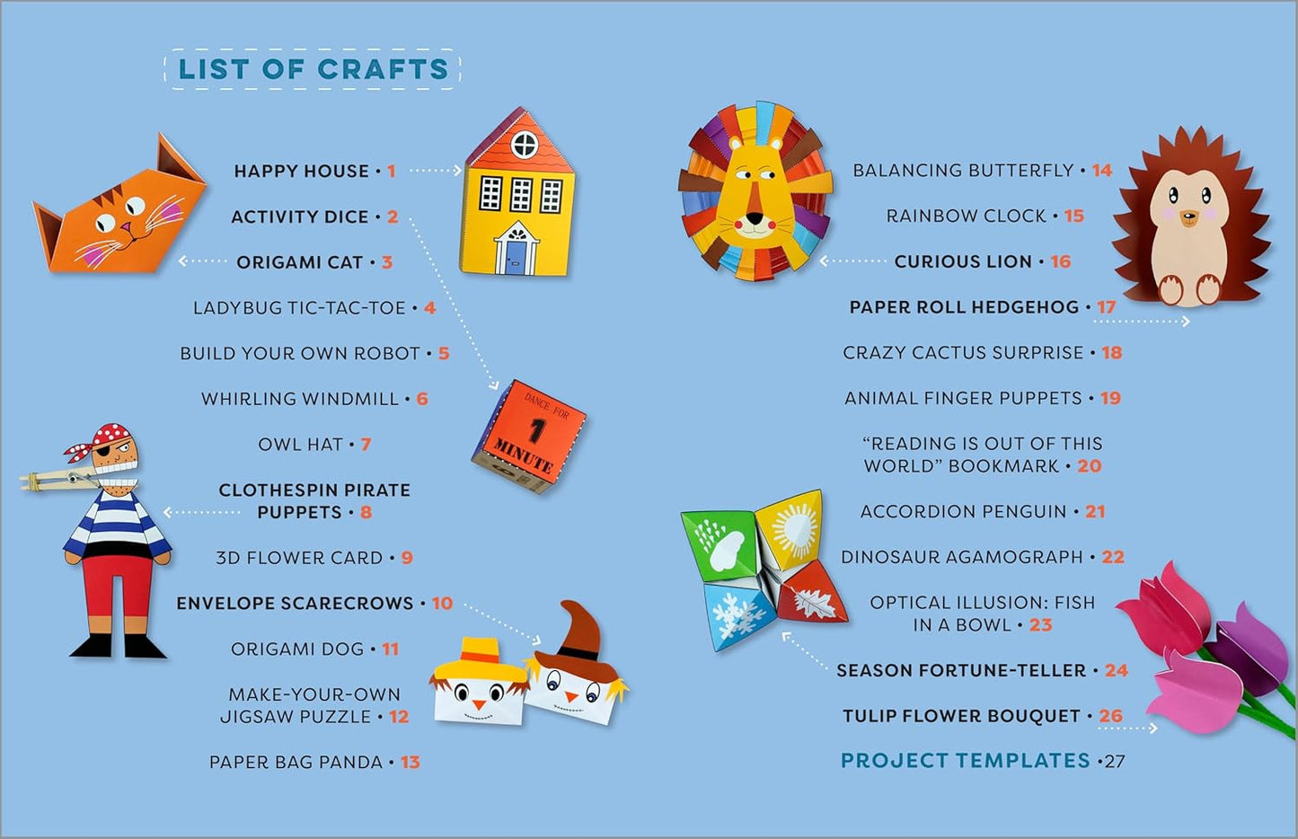 Paper Crafts for Kids: 25 Cut-Out Activities for Kids Ages 4-8