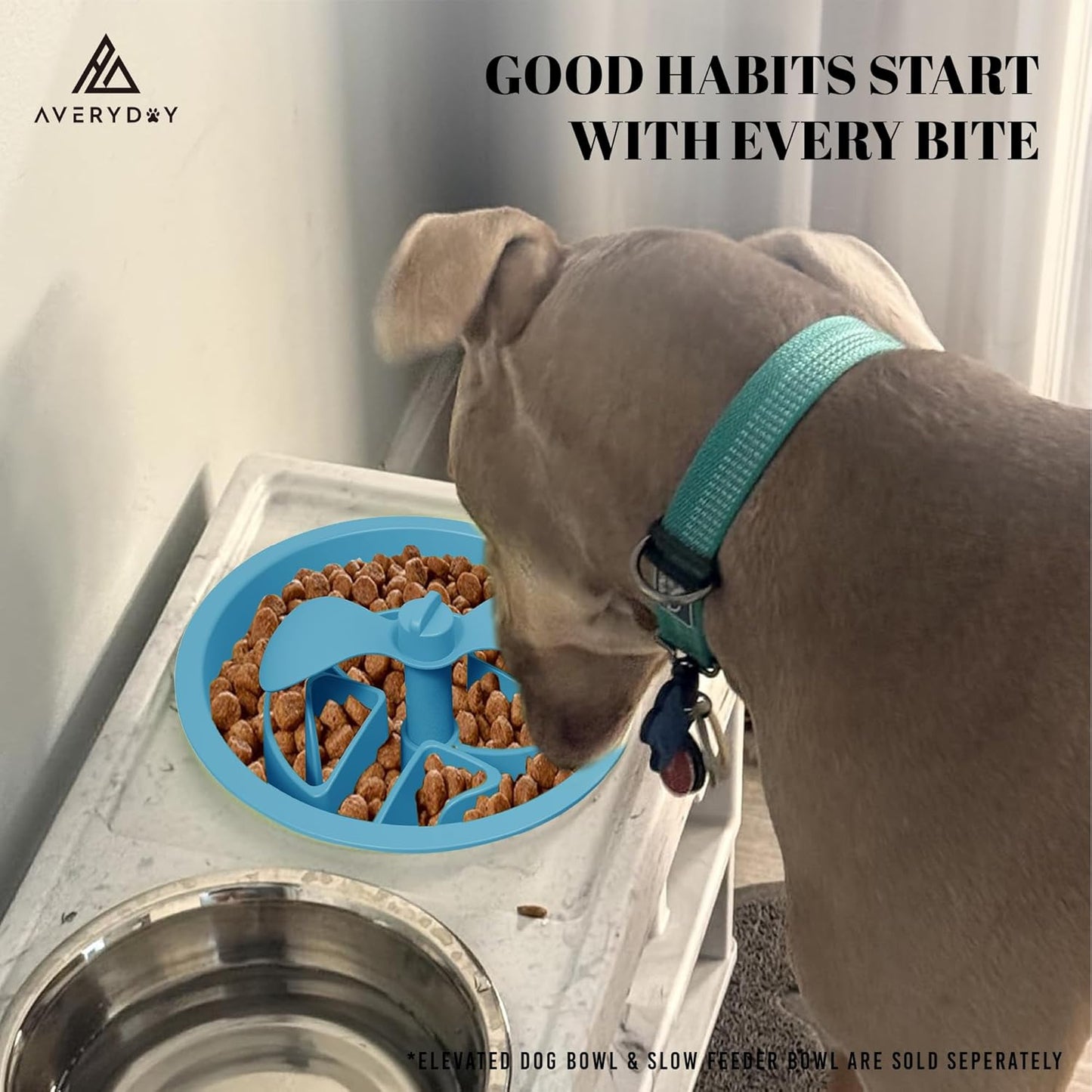 AVERYDAY Slow Feeder Bowl Replacement Insert – Interchangeable Puzzle Attachment for AVERYDAY Dog Bowls, BPA-Free & Easy to Clean, Slows Down Fast Eaters