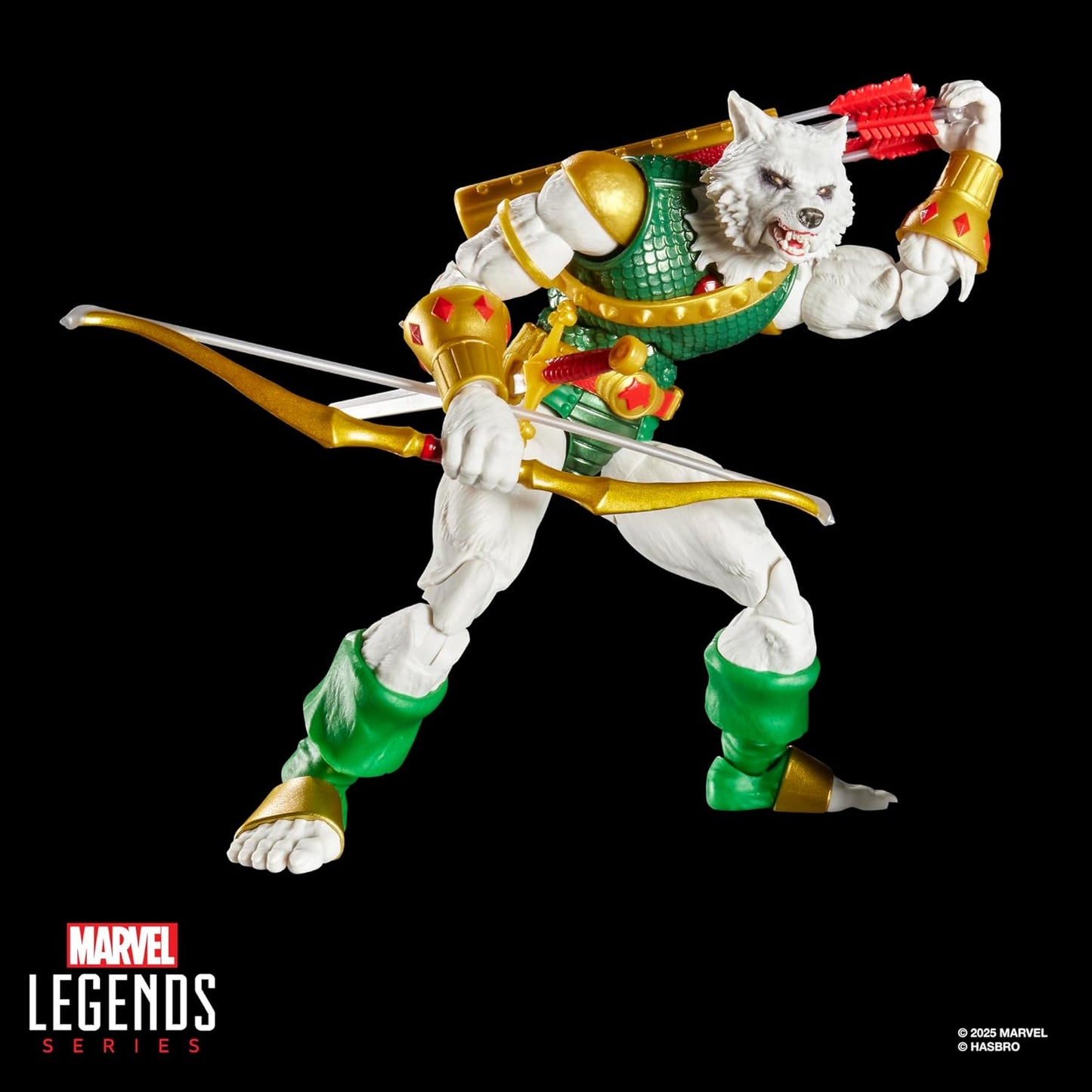 Marvel Legends Series Magic: The Gathering Man-Wolf, 6-Inch Spider-Man Action Figure Toy & Exclusive Foil Collectible Card Game Trading Card