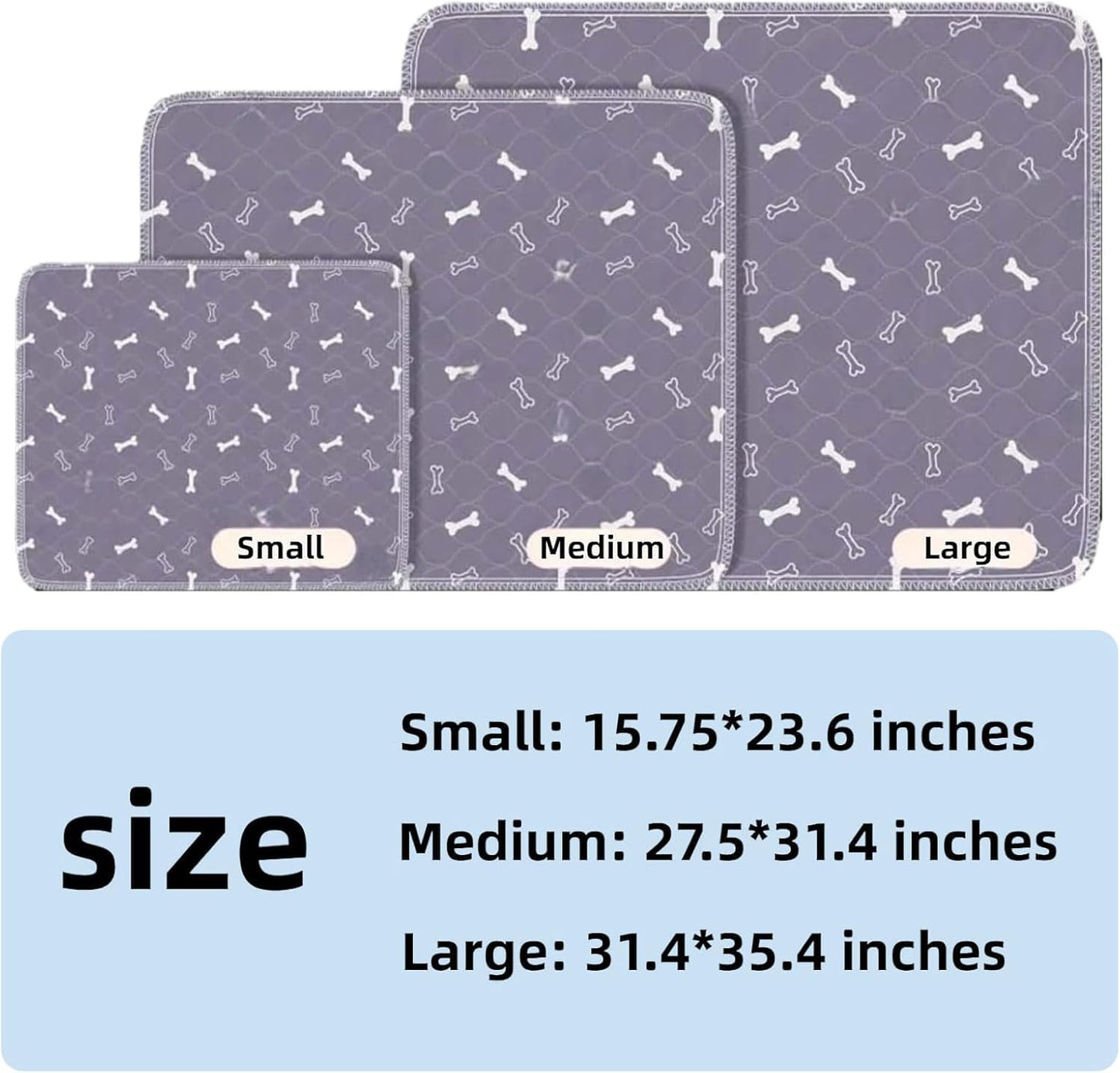 Puppy Pads with Pheromones,Washable Puppy Pee Pads for Dogs,Reusable Puppy Pads Washable for Dogs & Cats, Washable,Durable Leak-Proof & Anti-Slip Pet Training Pads for Home & Trave(Brown Puppy,M)