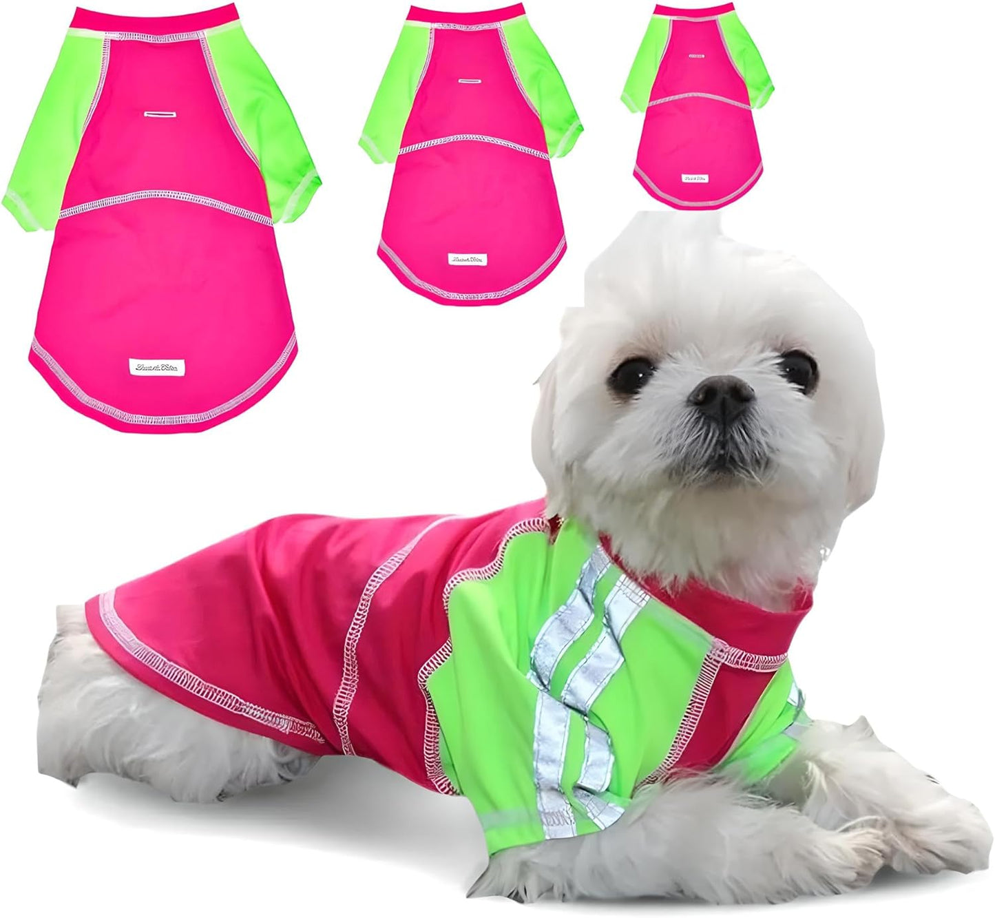 Louie de Coton® Sun Shirt for Dogs | Medium Dog Shirts | Dog Clothes with UV Protection Cooling T-Shirt for Pets | UPF50+ Max Protection from Sunburn | Dog Tshirts for Medium Dogs Made in USA